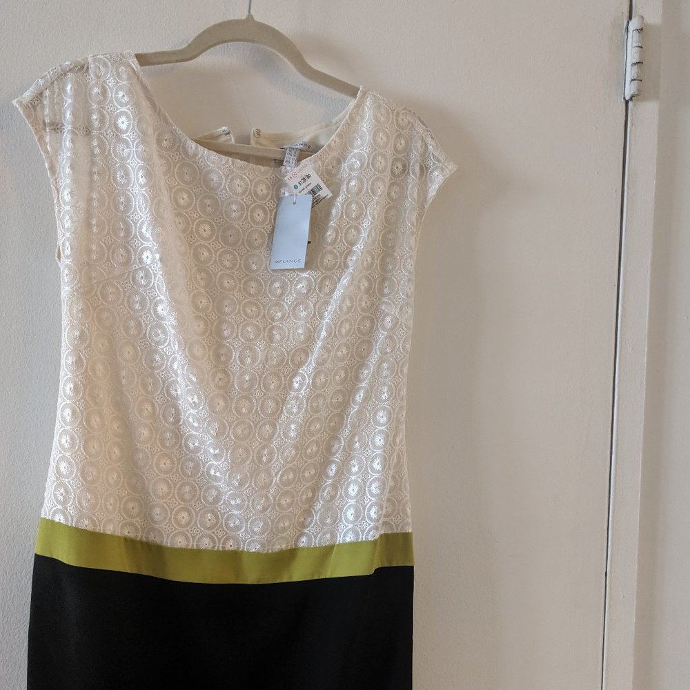 white eyelet embroidered (anglaise) dress NWT size